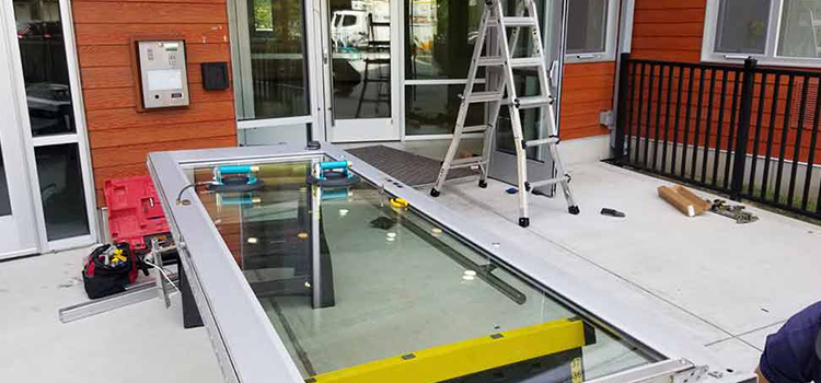 storefront door glass replacement Williams